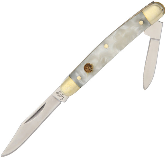 Hen & Rooster Pen Cracked Ice Corelon Folding Stainless Steel Pocket Knife 302CI