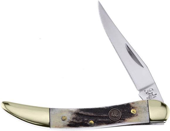 Hen & Rooster Toothpick Deer Stag Folding Pocket Knife 961ds