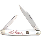 Frost Cutlery Alabama Plymouth Truck W/Mini White Handle Pocket Knife 20PU41B