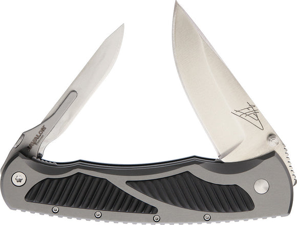 Havalon Titan Pro Black/Gray Aluminu+F2:F55m Folding Pocket Knife 80240