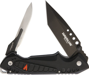 Havalon EXP Tactical Black Fiberglass Folding AUS-8 Pocket Knife 80250