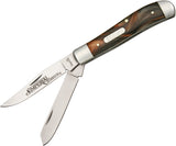 Schrade Imperial Red Brown Pocket Folding Medium Trapper Knife  Multi - 16T
