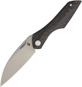 Isham Bladeworks Abstruse  Carbon Fiber Folding Knife 001