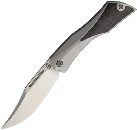 Isham Bladeworks Blackstar V2 Slip Joint Carbon Fiber Folding Knife 004