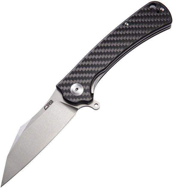 CJRB Talla Linerlock Carbon Fiber Folding D2 Steel Pocket Knife 1901CF