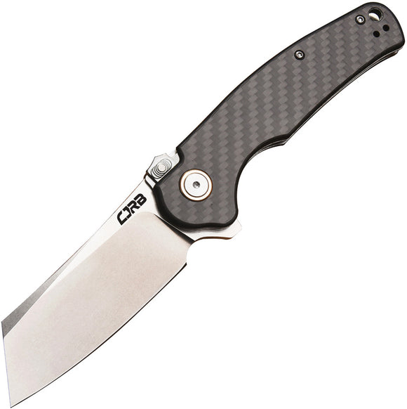 CJRB Crag Recoil-Lock Carbon Fiber Folding D2 Steel Pocket Knife 1904RCF