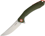 CJRB Gobi Linerlock Green Folding Pocket Knife 1906gnc