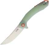 CJRB Gobi Linerlock Jade Folding Pocket Knife 1906ntg