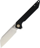 CJRB Rampart Linerlock Black Folding Pocket Knife 1907bkf