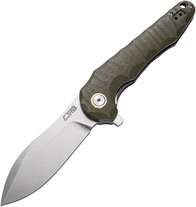 CJRB Mangrove Linerlock G10 Green Folding D2 Pocket Knife 1910gnc