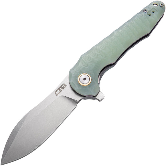 CJRB Mangrove Jade G10 Linerlock Folding D2 Pocket Knife 1910ntg