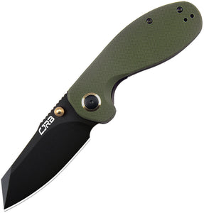 CJRB More Maileah Pocket Knife Linerlock Green G10 Folding PVD AR-RPM9 1918LBGN