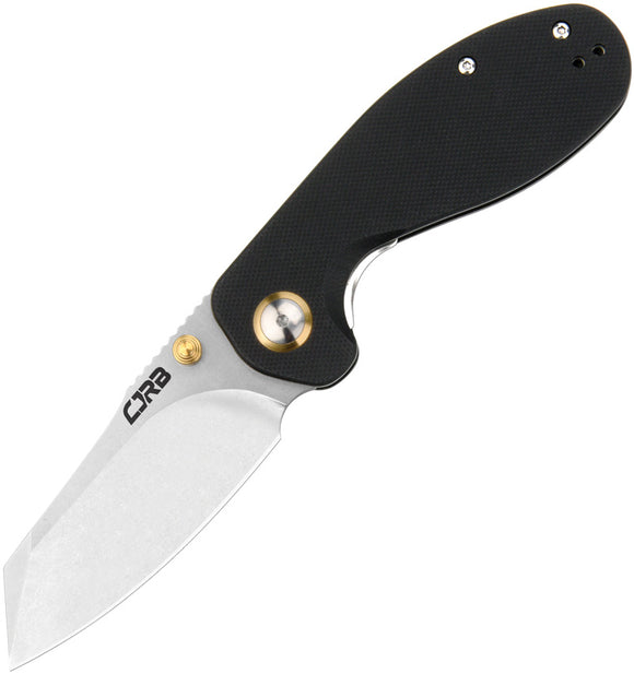 CJRB More Maileah Pocket Knife Linerlock Black G10 Folding AR-RPM9 Blade 1918LBK