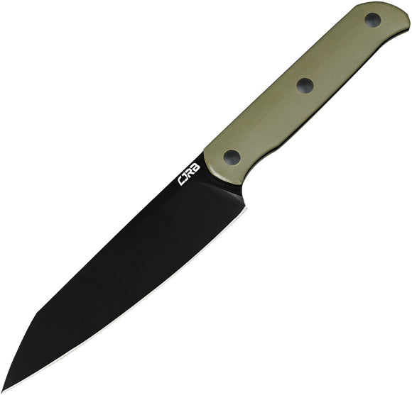 CJRB Silax Fixed Blade Knife Green G10 PVD AR-RPM9 Stainless w/ Sheath 1921BBGN