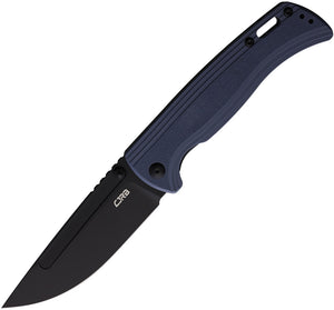 CJRB Resource Linerlock Blue-Gray G10 Folding Black AR-RPM9 Pocket Knife 1932BGY