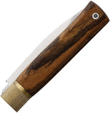 JOSE DA CRUZ Large Ring Lock Bocote Wood Folding Clip Point Pocket Knife M85017