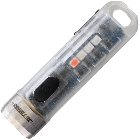 JETBeam Mini One SC Clear Plastic Water & Impact Resistant Flashlight MINIONESC