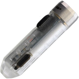 JETBeam Mini One SC Clear Plastic Water & Impact Resistant Flashlight MINIONESC