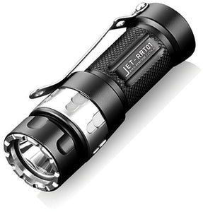 JETBeam RRT-01 CREE LED Black EDC Small Handheld Flashlight RRT01
