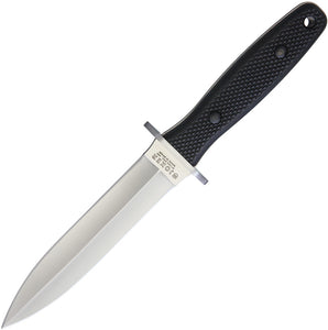 Joker Tactical 11" Dagger Black FRN 440 Steel Fixed Knife w/ Sheath RCF01