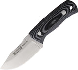 Joker Erizo TS1 Black/White Micarta Bohler N695 Fixed Blade Knife w/ Sheath CM81