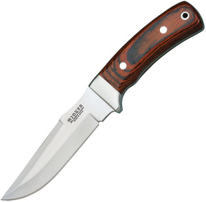 Joker 9.75" Pakkawood Vanadium Steel Fixed Blade Knife w/ Belt Sheath RCR45