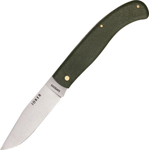 Joker Sport Slip Joint OD Green Satin Carbon Steel Folding Knife RNV82