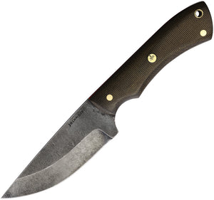 Join or Die Knives Bushcraft Green Micarta Nitro-V Fixed Blade Knife BCHCOG