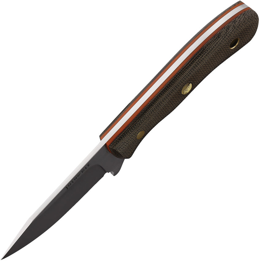 Join or Die Knives Fieldmate Green Micarta Nitro-V Fixed Blade Knife F ...