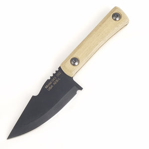 Jason Perry Blade Works Model 043 Green Micarta Fixed Blade Knife + Sheath 043gm