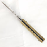 Jason Perry Blade Works Model 043 Green Micarta Fixed Blade Knife + Sheath 043gm