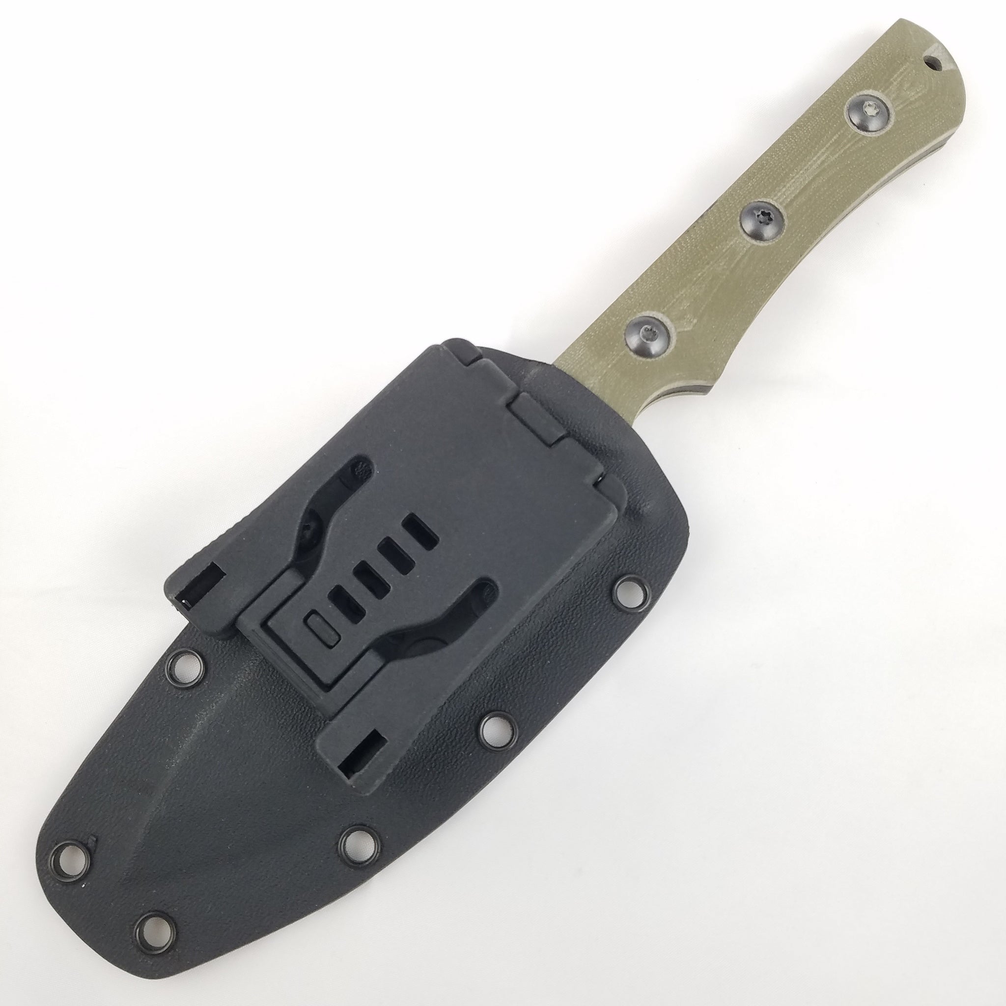 Jason perry Blade Works Model 558 Olive Drab Fixed Blade Knife + Sheat –  Atlantic Knife Company