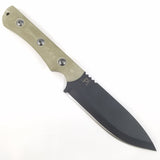 Jason perry Blade Works Model 558 Olive Drab Fixed Blade Knife + Sheath 558od