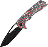 Kansept Knives Kryo Linerlock Nebula Carbon Fiber Folding S35VN Knife 1001M3