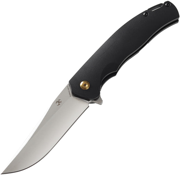 Kansept Knives Agent Black Framelock S35Vn Folding Knife 1004a3