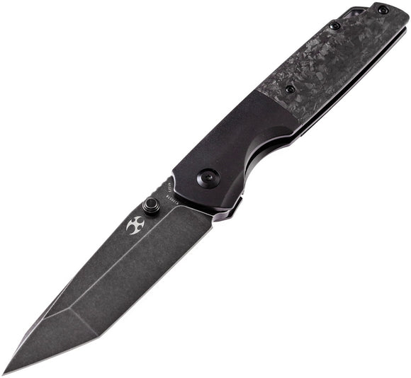 Kansept Knives Warrior Framelock Carbon Fiber Folding S35VN Pocket Knife 1005T8