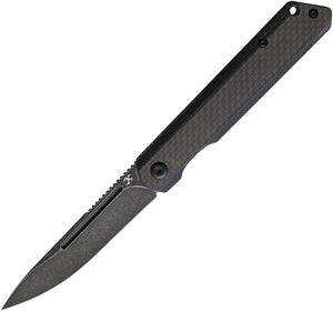 Kansept Knives Prickle Linerlock G10/Carbon Fiber Folding CPM-S35VN Knife 1012A3