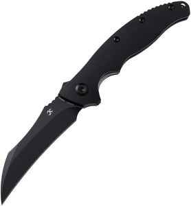 Kansept Knives Copperhead Linerlock Black Folding Knife 1017a3