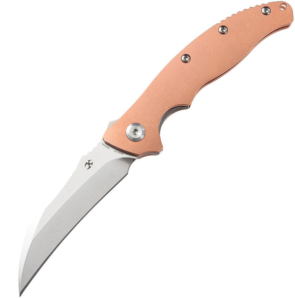 Kansept Knives Copperhead Linerlock Copper Folding Knife 1017a4