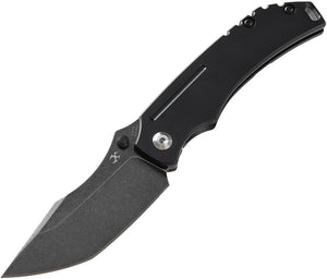 Kansept Knives Pelican EDC Framelock Black Titanium Folding S35VN Knife 1018A2