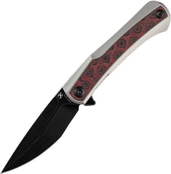 Kansept Knives Kratos Framelock Titanium & Carbon Fiber Folding Knife 1024A9