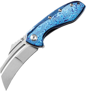 Kansept Knives KTC3 Linerlock Timascus Folding CPM-S35VN Pocket Knife 1031M1