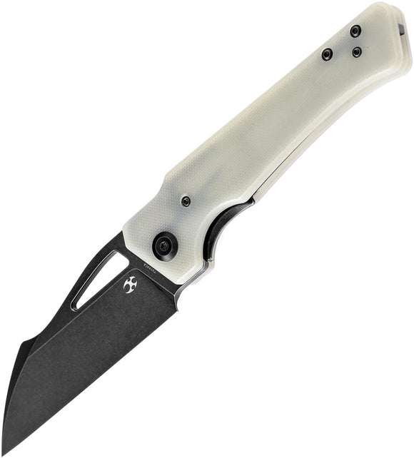 Kansept Knives Egress Pocket Knife Linerlock Jade G10 Folding CPM-S35VN 1033C2