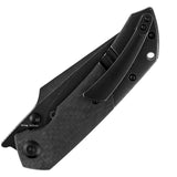 Kansept Knives Fenrir Pocket Knife Black Titanium & CF Folding CPM-S35VN 1034A4