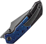 Kansept Knives Fenrir Linerlock Titanium & Timascus Folding S35VN Knife 1034A7