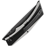 Kansept Knives Naska Knife Black & Gray Titanium Folding Clip Point S35VN 1035A1