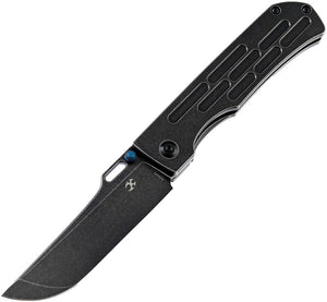 Kansept Knives Reedus Framelock Black Titanium Folding S35VN Pocket Knife 1041A1