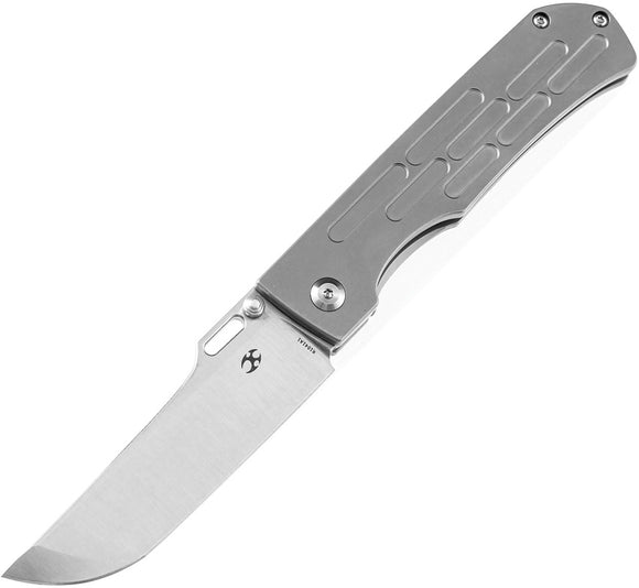 Kansept Knives Reedus Framelock Gray Titanium Folding S35VN Pocket Knife 1041A2