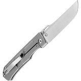 Kansept Knives Reedus Framelock Gray Titanium Folding S35VN Pocket Knife 1041A2