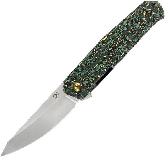 Kansept Knives Integra Linerlock Carbon Fiber Folding S35VN Pocket Knife 1042B3
